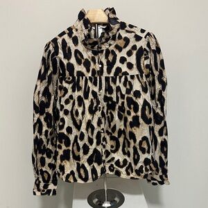 H&M Animal Print Blouse